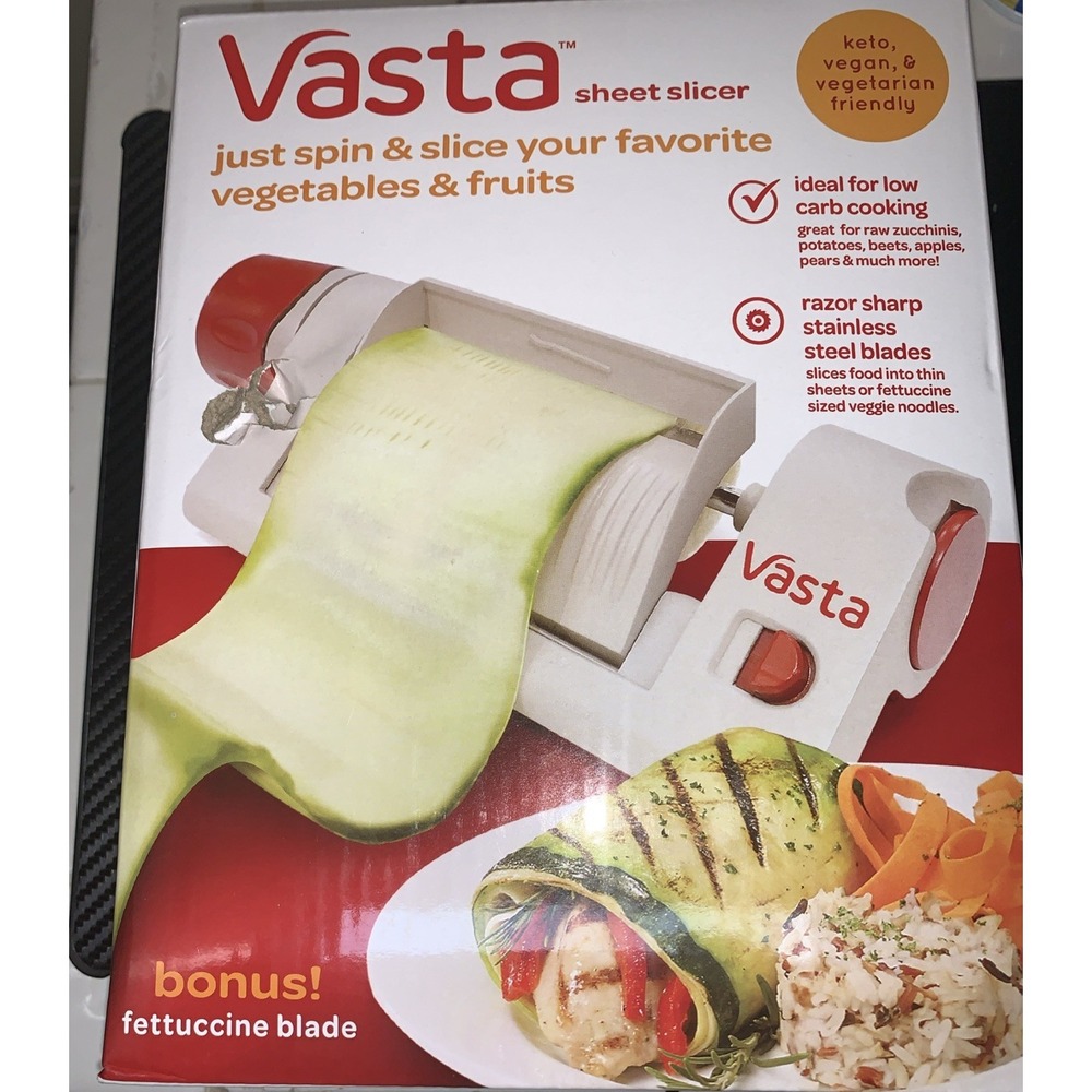 Vasta Sheet Slicer Kitchen Tool Unisex OS White New Veggie Noodle Maker VT011112